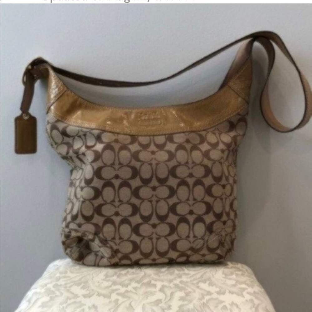 Coach Brown Satchel Purse Tote
